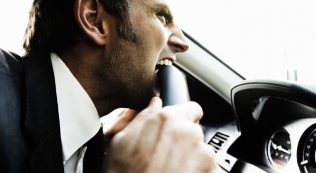 frustrated driver