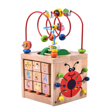 wooden maze beads